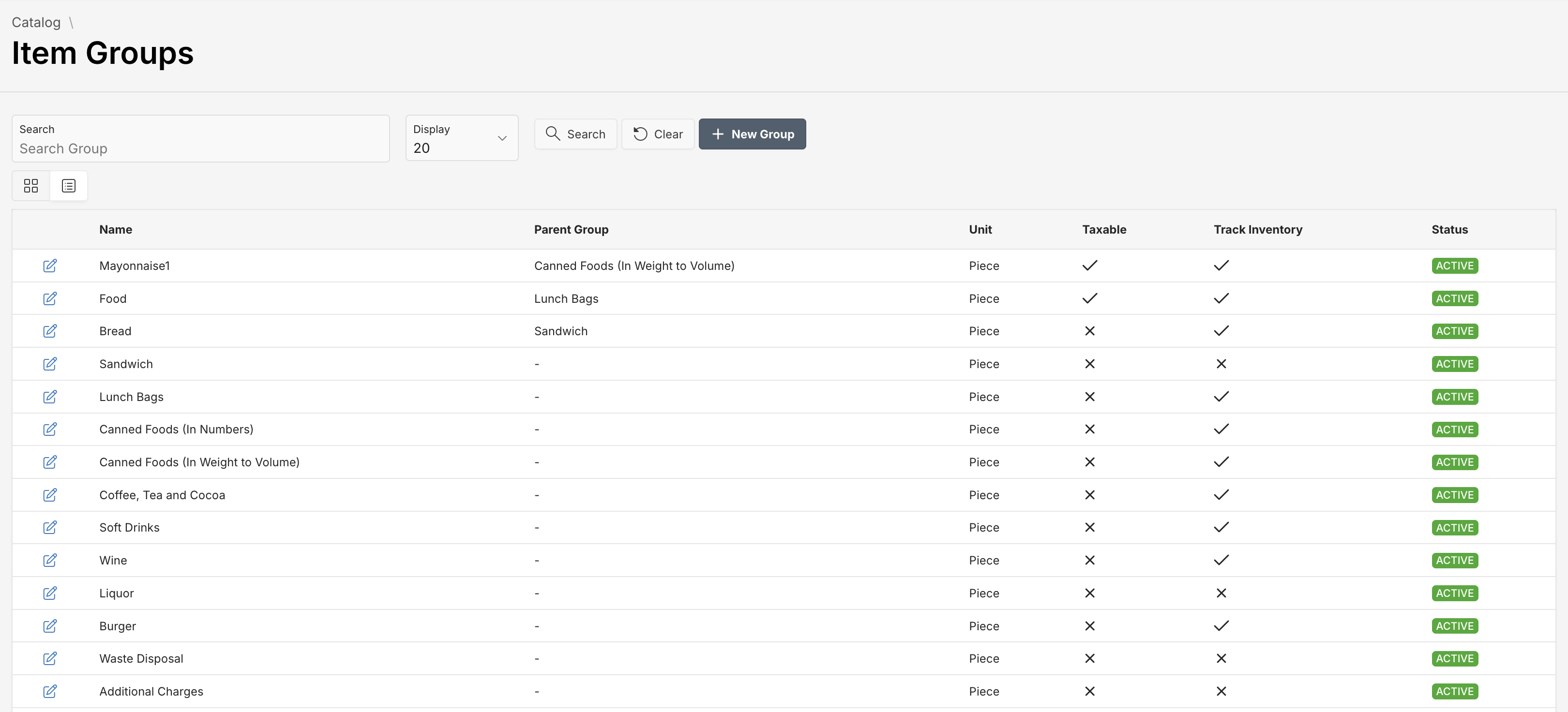 List View